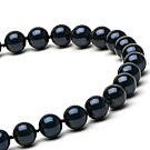 16-inch Black Akoya Pearl Necklace 6.5-7 mm AA+